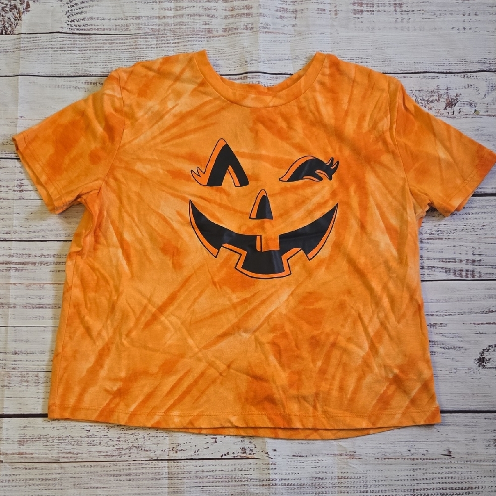 Halloween Pumpkin Shirt SZ 10/12